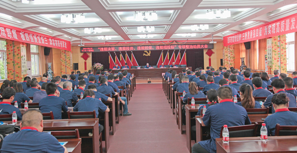 公司召開“違規(guī)決策、違規(guī)投資、違規(guī)擔(dān)保、違規(guī)招投標(biāo)”專項(xiàng)整治動員大會